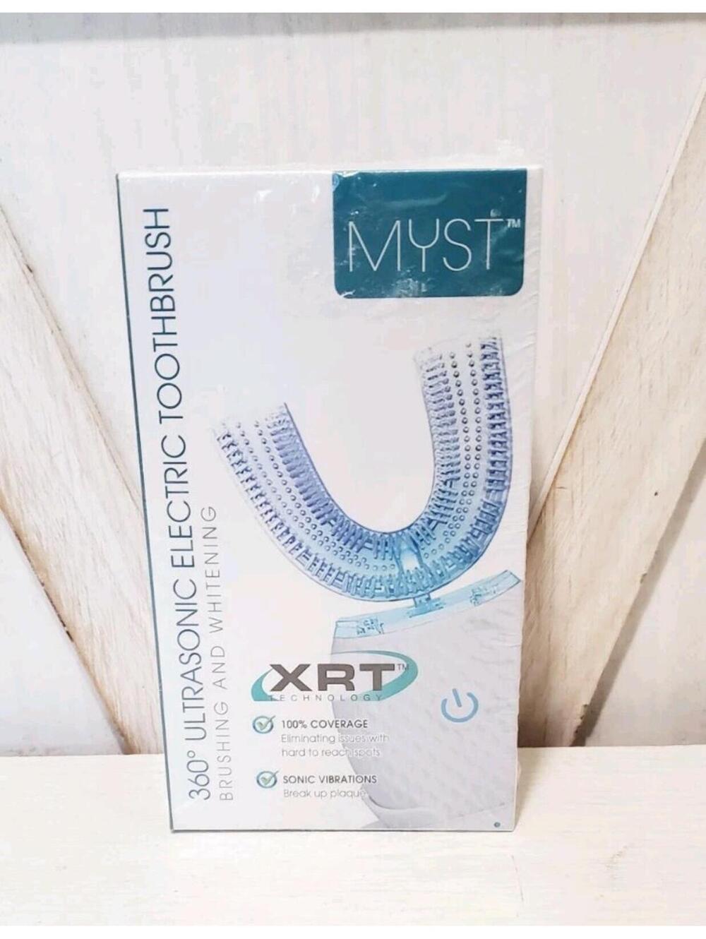 MYST Toothbrush 360 Ultrasonic Electronic XRT Brushing and Whitening Kit NEW